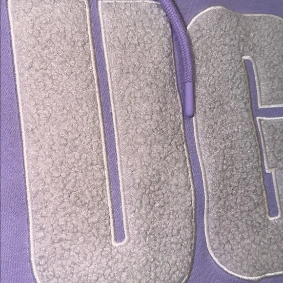 UGG Logo light purple Hoodie XL - Picture 3 of 11